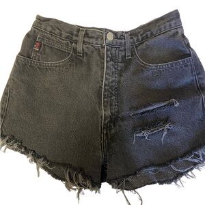 Guess Authentic Vintage Jeans Black Denim Shorts